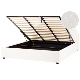 Beliani-VAUCLUSE-Bedmetopbergruimte-Gebrokenwit-180x200cm-Boucl