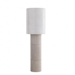 PTMDJoanneBeigesuedefloorlampnaturalcowhairshade