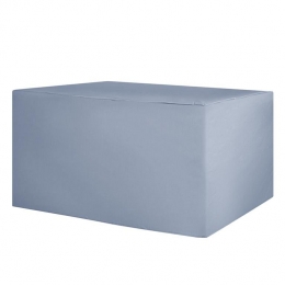 Beliani-CHUVA-BeschermhoeswickerloungeXXL-Blauw-Polyester