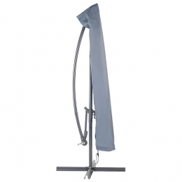 Beliani-CHUVA-BeschermhoesvoorparasolRAVENNAASTIII-Grijs-PVC