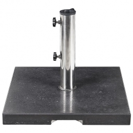 Beliani-CEGGIA-Parasolvoet-Vierkant-Zwart-Graniet