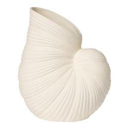 FermLivingShellPotVaas-Off-White
