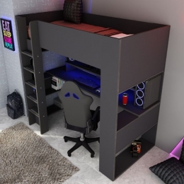 HoogslaperTheCubeGamingbed-Antraciet