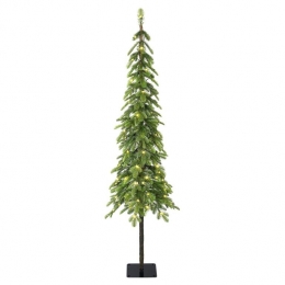 ColwoodWrappedverlichtekunstkerstboom-150cm-Groen-30cm-