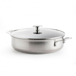 KitchenAidStainlessSteelHapjespanmetDeksel28cm