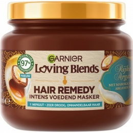 3xGarnierLovingBlendsRijkeArganHaarmasker340ml