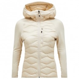 PeakPerformance-WomensHeliumDownHybridHood-DonsjackmaatMbeige