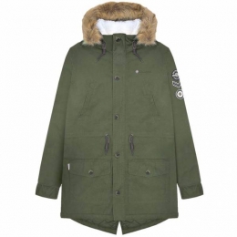 LambrettaSherpaLinedHerenParkaSS6252-KHAKI