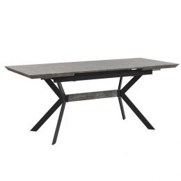 Beliani-BENSON-Uitschuifbareeettafel-Lichtgrijs-80x140180cm-MDF