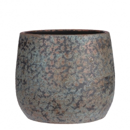 MicaDecorationsClementeBloempot-H31x38cm-Terracotta-Koper