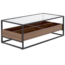 Beliani-WACO-Salontafel-Zwart-Metaal