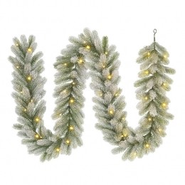 BlackBoxTreesNagoyaGuirlandemetVerlichting-L270x20cm-Groen