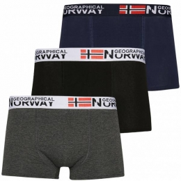 GeographicalNorwayHerenBoxershort3-pakPack-3-Tricolor-Wit
