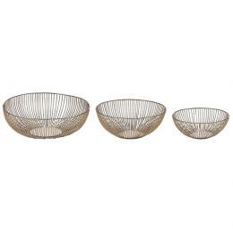 Beliani-GARUT-Decoratieveschalensetvan3-Goud-IJzer