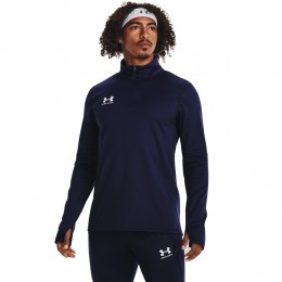 UnderArmourChallengerTrainingstrui14-ZipDonkerblauwWit