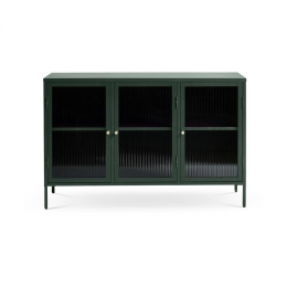 OlivineKatjaSideboardDressoirGroen-Metaal-Glas-132cm