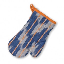 OvenwantOvenhandschoenSetvan4StuksKatoenBlauwOranje28x