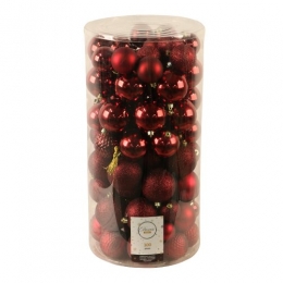 KerstballenMix100stOssenbloedDecoris-Decoris