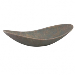 PTMDDawerGreyCementBowlOrganicShapeL