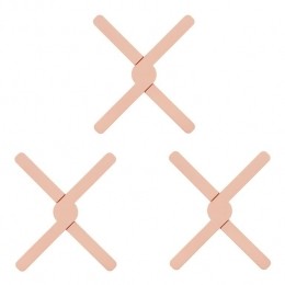 KrumbleOpvouwbaresiliconenpannenonderzetter-Roze-Setvan3