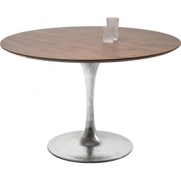 KareDesignInvitationTafel120Cm-Walnoot-Verzinkt