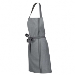 KookschortKeukenschortSetvan2StuksKatoenDonkerGrijsmetSt