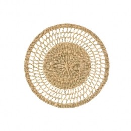 J-LineonderleggerRond-zeegras-naturel-6stuks