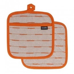 DashPannenlapSetvan2StuksOranjeGerecycledKatoen19x27cm