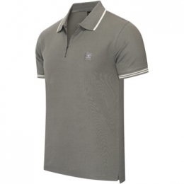 PoloShirtKorteMouwCappuccinoItaliaPoloZipPoloTorino