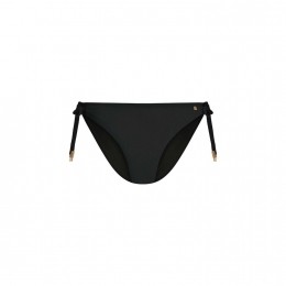 BeachlifeBlackEmbroideryMid-waistBikinibroekje