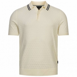 TEDBAKERMahanaStitchedHerenPoloshirt267386-ECRU