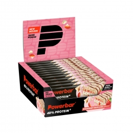 Powerbar40ProteinCrispBarWhiteChocolateStrawberryBOX