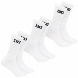 DCShoesSportCrewUnisexSokken3paarwitteDC-01BEMANNING