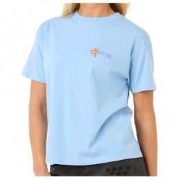 RipCurl-WomensLaJoyaRelaxedTee-T-shirtmaatXXLblauw