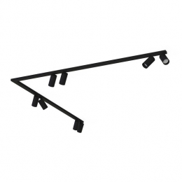 NowodvorskiRailsysteemMonobocht8lichts2x150cmzwart