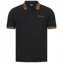BENSHERMANMonoCollarInterestHerenPoloshirt1012639-ZWART