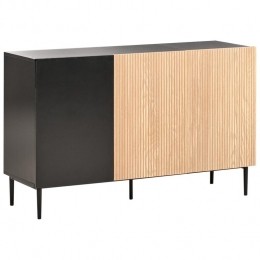 Beliani-BLYTHE-Sideboard3-deurs-ZwartBruin-MDF