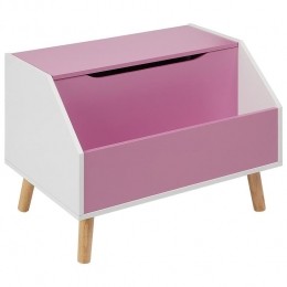 Beliani-CASPER-Opbergdoos-Roze-MDF