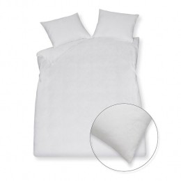 DekbedovertrekPurityFlorence140x200220cmWitSatijnkatoen