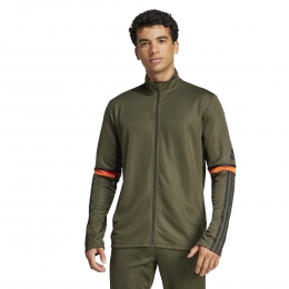 adidasSquadra25TrainingsjackDonkergroenZwartOranje