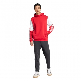 adidasSquadra25SweatHoodedTrainingspakRoodZwartWit