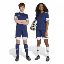 adidasSquadra25VoetbaltenueKidsDonkerblauwWit