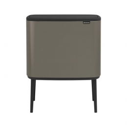 BrabantiaBoTouchBinAfvalemmer3x11L-Platinum