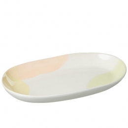 J-LinebordOvaalPunt-porselein-mix-4stuks