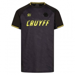 CruyffIconT-ShirtKidsZwartDonkergrijsGeel