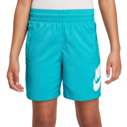 NikeSportswearClubBroekjeWovenKidsTurquoiseWit