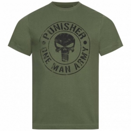 ThePunisherOneManArmyHerenT-shirtFBMTS666MIL