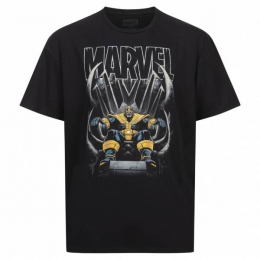 ThanosStanceMarvelThroneHerenT-shirtFCMTS072BLK