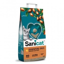 SanicatEssentialOilsUltraCreamKattenbakvullingArganOil10kg