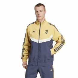 adidasJuventusCulturewearWovenTrainingsjack2024-2025GeelDonkerblauw
